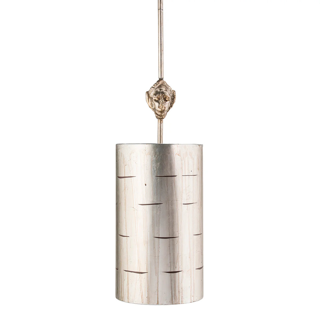 Fragment Silver Small Pendant Ceiling Light by Lucas McKearn