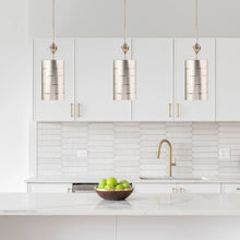 Fragment Silver Small Pendant Ceiling Light by Lucas McKearn