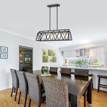 Ironclad Island Pendant Chandelier Country Farmhouse 5-Light 35" Wide Ceiling Light by Chloe
