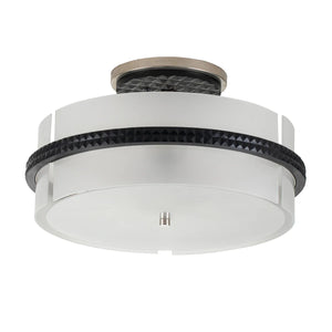 Mazant 3 Light Semi Flush Pendant Ceiling Light by Lucas McKearn