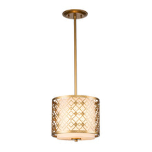Ziggy Mini Pendant in Lacquered Gold Ceiling Light by Lucas McKearn