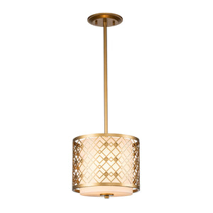 Ziggy Mini Pendant in Lacquered Gold Ceiling Light by Lucas McKearn