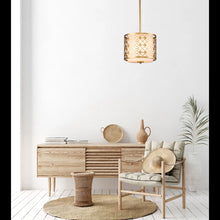 Ziggy Mini Pendant in Lacquered Gold Ceiling Light by Lucas McKearn