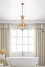 Monteleone 3 Light Chandelier Antique Gold Finsih Ceiling Light by Lucas McKearn
