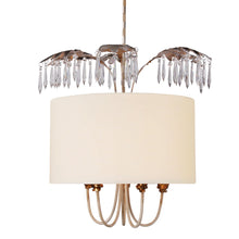 Antoinette New 5 Light Pendant Cutglass Crystal Canopy Ceiling Light by Lucas McKearn