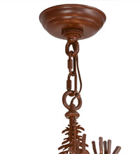 Custom 35"W Elk on the Loose 5 Arm Chandelier Ceiling Light by Meyda