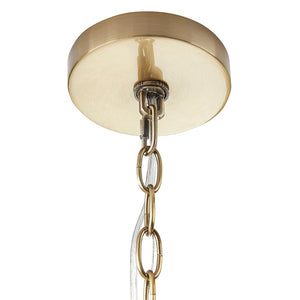 Opulentia 9-light Round Tiered Chandelier with Textured Glass Shades Ceiling Light by Olliix-Hampton Hill