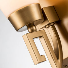 Lemuria 1 Light Bath Bar in Laquered Gold Wall Sconce Wall Lamp Home Decor by Lucas McKearn