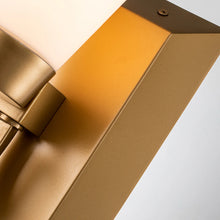Lemuria 1 Light Bath Bar in Laquered Gold Wall Sconce Wall Lamp Home Decor by Lucas McKearn