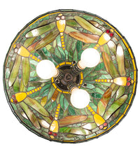 16" Wide Tiffany Dragonfly Pendant Ceiling Light by Meyda