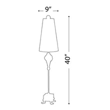Pompadour Luxe Table Lamp Bedside Nightstand Reading Desk Table Light by Lucas McKearn