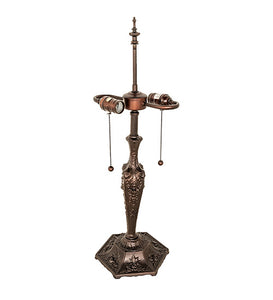 25" High Puffy Butterfly & Flowers Table Lamp Bedside Nightstand Reading Desk Table Light by Meyda