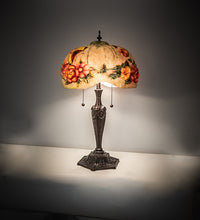 25" High Puffy Butterfly & Flowers Table Lamp Bedside Nightstand Reading Desk Table Light by Meyda