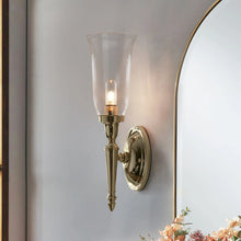 Dryden-2 1 Light Bath Light in Polished Brass Wall Sconce Wall Lamp Home Decor by Lucas McKearn