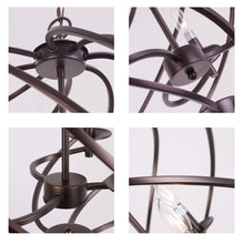 Jericho Hanging Pendant Country Farmhouse 3-Light Bronze 19" Wide Ceiling Light by Chloe