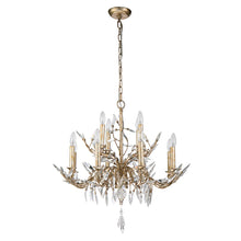 Alsace 12 Light Chandelier in Silver Candelabra Ceiling Light by Lucas McKearn