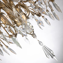 Alsace 12 Light Chandelier in Silver Candelabra Ceiling Light by Lucas McKearn