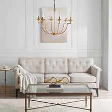 Savor 6-Light Traditional Gold Metal Candelabra Style Chandelier Ceiling Light by Olliix-Hampton Hill