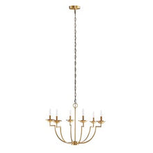 Savor 6-Light Traditional Gold Metal Candelabra Style Chandelier Ceiling Light by Olliix-Hampton Hill