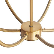 Savor 6-Light Traditional Gold Metal Candelabra Style Chandelier Ceiling Light by Olliix-Hampton Hill