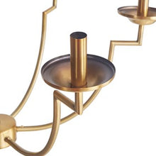 Savor 6-Light Traditional Gold Metal Candelabra Style Chandelier Ceiling Light by Olliix-Hampton Hill