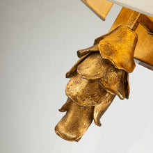 Nicholls Sconce in Gold Leaf Wall Lamp Home Decor by Lucas McKearn