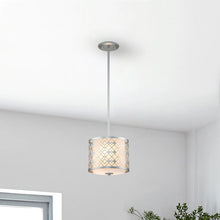 Ziggy Mini Pendant in Lacquered Silver Ceiling Light by Lucas McKearn