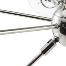 Paige 12-Light Silver Chandelier Oversized Globe Bulbs Pendant Ceiling Light by Olliix-INK+IVY