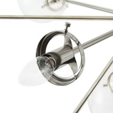 Paige 12-Light Silver Chandelier Oversized Globe Bulbs Pendant Ceiling Light by Olliix-INK+IVY