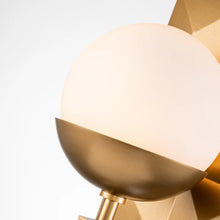 Deco 1 Light Bath Bar in Laquered Gold Wall Sconce Wall Lamp Home Decor by Lucas McKearn