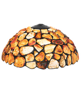 16" Wide Agata Tiffany Pendant and Table Lamp Shade by Meyda