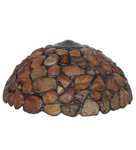 16" Wide Agata Tiffany Pendant and Table Lamp Shade by Meyda