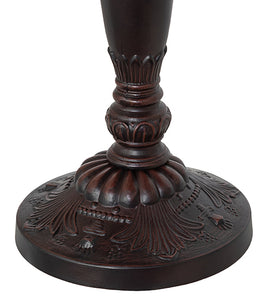 23" High Agata Tiffany Table Lamp Bedside Nightstand Reading Desk Table Light by Meyda