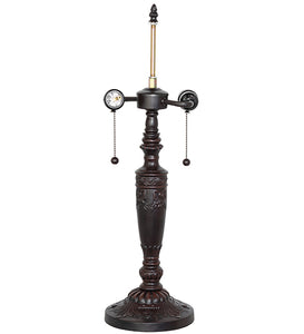 23" High Agata Tiffany Table Lamp Bedside Nightstand Reading Desk Table Light by Meyda