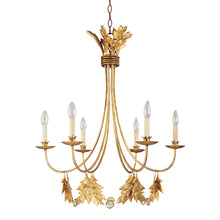 Sweet Olive 6 Light Chandelier Gold Finish Crystal Accent Ceiling Light by Lucas McKearn