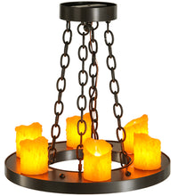 Custom 18" Wide Loxley 6 Candlelights Chandelier Ceiling Light by Meyda
