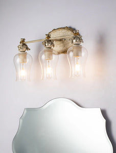 Trellis 3 Light Bath Bar Wall Sconce Wall Lamp Home Decor by Lucas McKearn