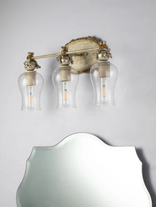 Trellis 3 Light Bath Bar Wall Sconce Wall Lamp Home Decor by Lucas McKearn