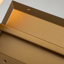 Lemuria 2 Light Bath Bar in Laquered Gold Wall Sconce Wall Lamp Home Decor by Lucas McKearn