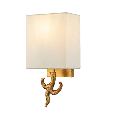 Branche Sconce in Gold Leaf Wall Lamp Home Decor by Lucas McKearn