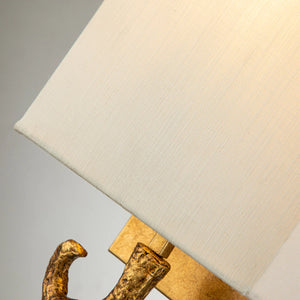 Branche Sconce in Gold Leaf Wall Lamp Home Decor by Lucas McKearn