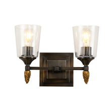 Vetiver 2 Light Bath Bar Wall Sconce Wall Lamp Home Decor by Lucas McKearn