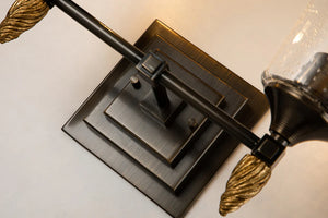 Vetiver 2 Light Bath Bar Wall Sconce Wall Lamp Home Decor by Lucas McKearn