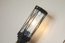 Abbey 3-Light Bath Bar – Weathered Zinc & Antique Brass Wall Sconce Wall Lamp Home Decor by Lucas McKearn