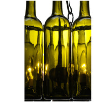 Custom 19"W Tuscan Vineyard Villa 16 Wine Bottle Pendant Ceiling Light by Meyda
